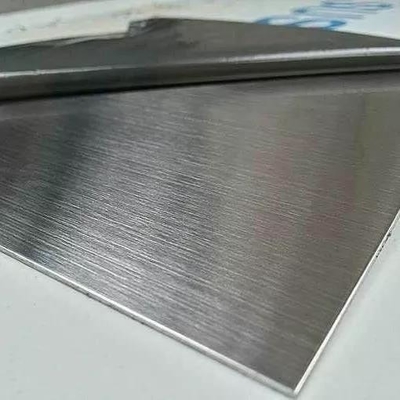HL 304 Brushed Stainless Steel Plate Sheet 304 Cold Rolled Hairline Finish 10mm