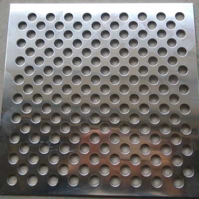 Round Hole Perforated SS Plate 304 Stainless Steel Mesh Sheet With Edge